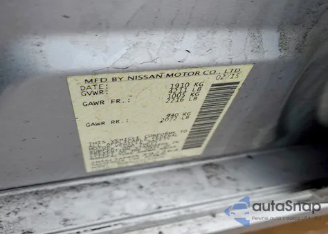 2015 Nissan Altima 2.5 from USA, damaged, VIN 1N4AL3AP4FN392264